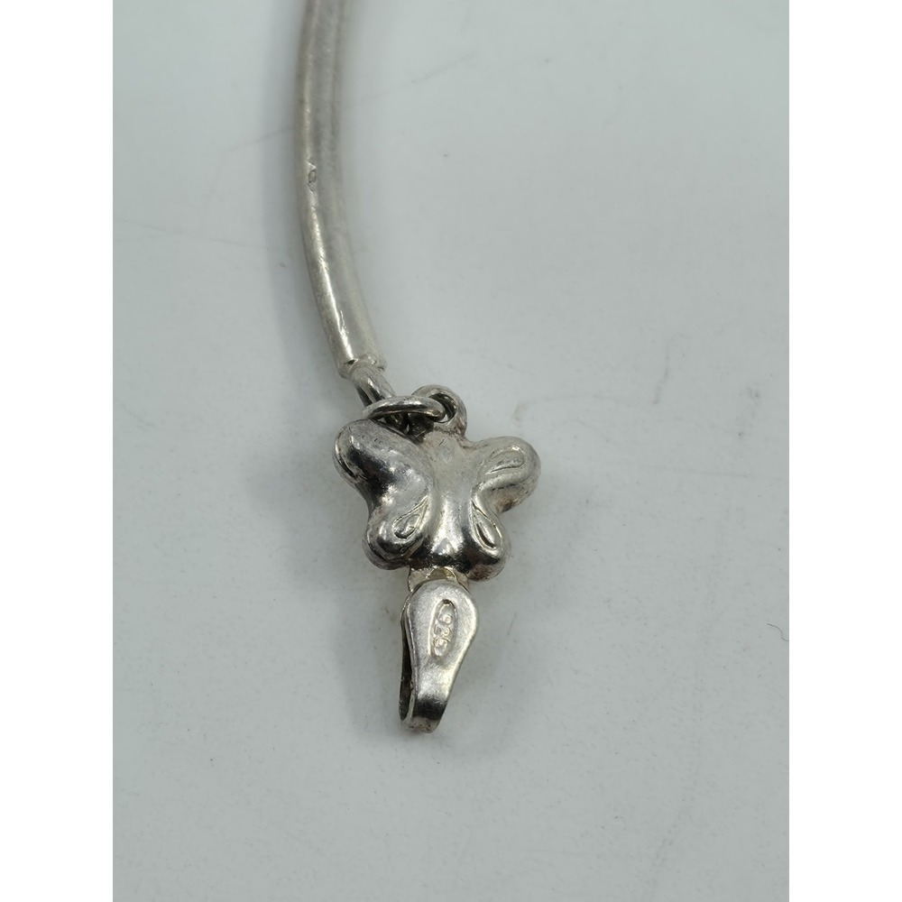 Vintage 925 Sterling Silver Bracelet Butterfly School Lady Bug Teddy Bear Marked - Picture 5 of 6